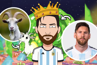create a custom rick and morty style cartoon portrait of you
