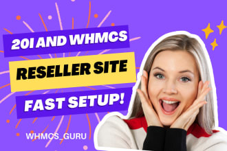 setup 20i reseller hosting business using whmcs or hostshop