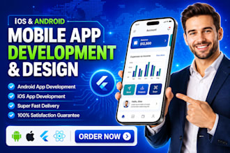 build android ios mobile app development using flutter and ai app creation