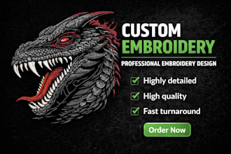 expert embroidery digitizing service designs into dst