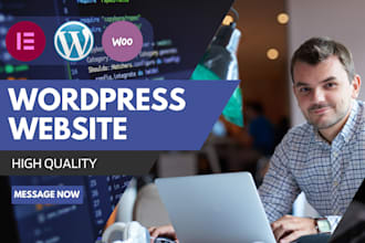 build wordpress website or redesign wordpress website