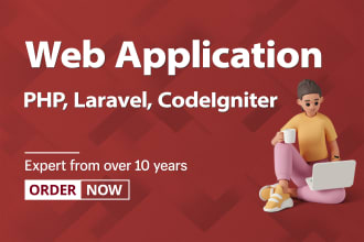 full stack PHP laravel developer web application using PHP, laravel, codeigniter