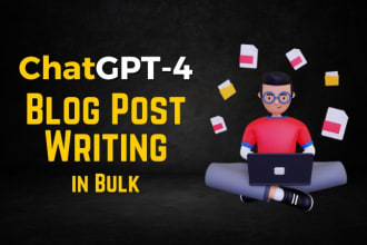 write bulk blog post articles for your website using chat gpt 3 or chatgpt 4