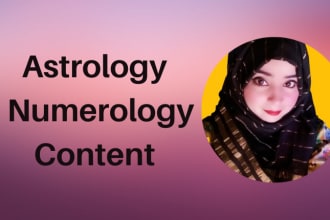 write compelling astrology and numerology content for your business