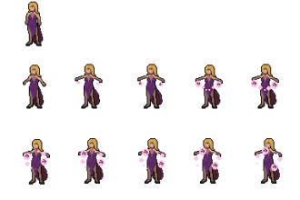 create sprite sheet, game asset, animation character for your game in pixel art