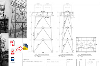 draw or redraw floor plan from sketches, pdf, etc to cad