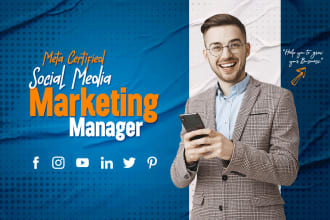 be your monthly social media manager and content creator