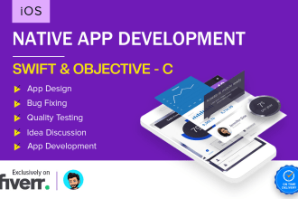 create pro iphone ios mobile app with swift and objective c