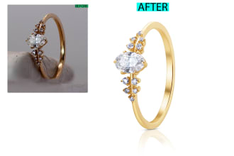 do high end jewelry photo retouching editing professionally