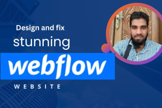 develop a responsive webflow animation redesign webflow cms