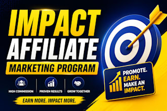 launch and manage your affiliate marketing program on impact