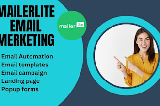 do mailerlite landing page, from, integration and automation