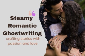 ghostwrite your steamy romantic novel