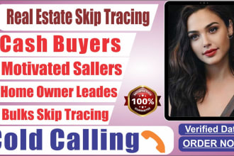 do bulk skip tracing wholesale cold calling motivated seller active cash buyer