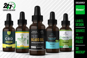 do cbd label design, product label, label design, packaging