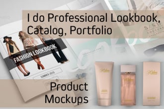 make fashion booklet portfolio lookbook profile clothing catalog