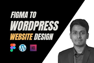 convert figma to wordpress or figma to elementor website design
