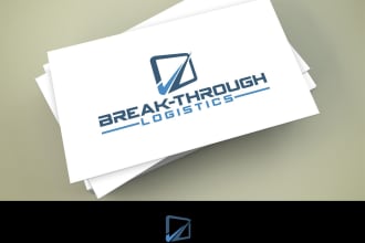 create a transport, trucking and logistics logo