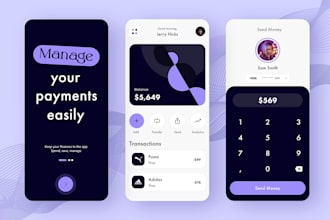 develop fintech app, investment app, bank app, loan app,payment app, neobank app