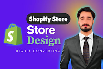 design a high converting shopify one product store