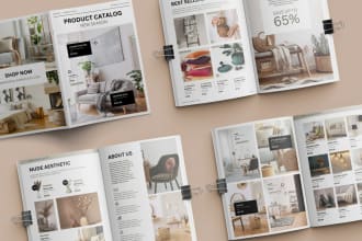 design business brochure and product catalog for sale fashion beauty brand shoes