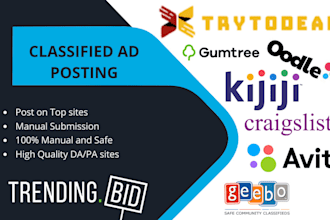 create professional classified ads on the top classified ad posting websites