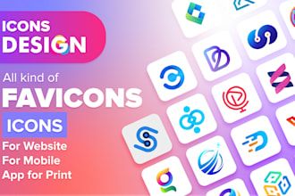make modern favicon for you in 12 hours for website and app