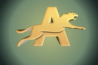 work in video editor, logo