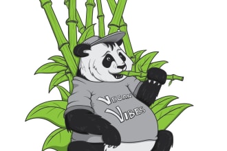 do make an modern custom panda logo