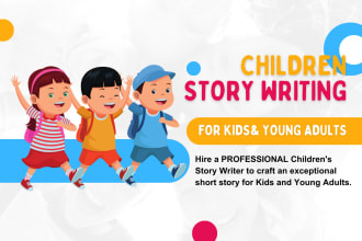 do children book ghostwriting, short story writing, children story, ghostwriter