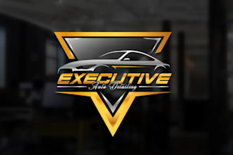 design vintage car logo and merchandise