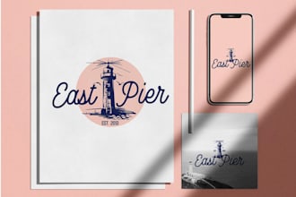 do an attractive  logo with a local landmark or architecture