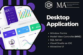 develop c sharp desktop application using dot net visual studio