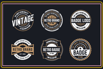 design a retro vintage hipster logo design