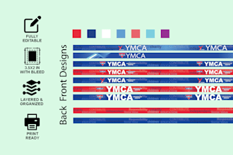 design press pass, lanyard, id card and badges