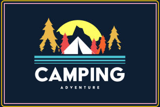 create an unique outdoor adventure logo design