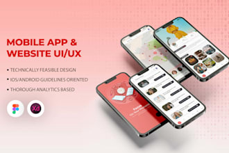 figma website ui ux design, dashboard ui, mobile app ui ux design,website mockup