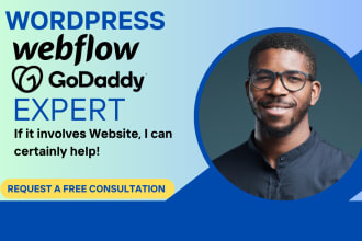 godaddy website design godaddy to wordpress godaddy to webflow