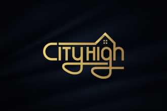 do construction, property, home, and real estate business logo design