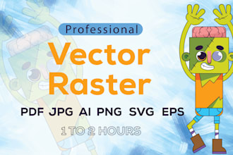 professional vector tracing from raster to vector