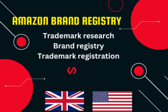 trademark registry in UK, USA and amazon brand registry