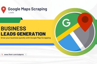 scrape google maps for business leads and business emails