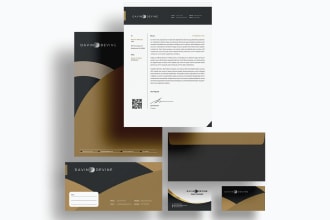 design unique logo, business card, and stationery items