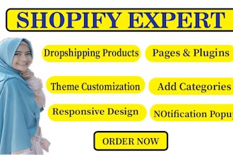 do shopify store setup and customization expert