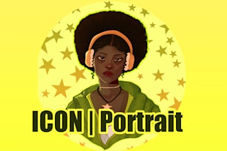 draw a icon, pfp, avatar art for you
