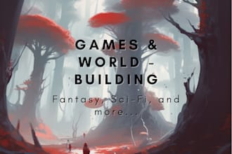 create and write game stories, quests, world, lore, and mechanics