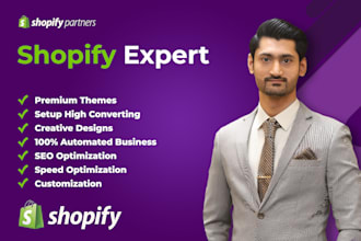 design or redesign shopify store, shopify website, custom shopify theme