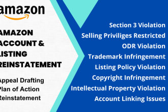 write amazon appeal plan of action for amazon suspended account reinstatement