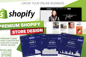create a professional shopify for dropshipping