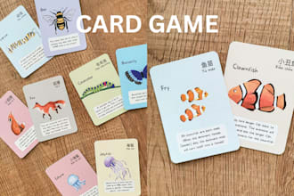 design deck of playing card board game tarot with card package